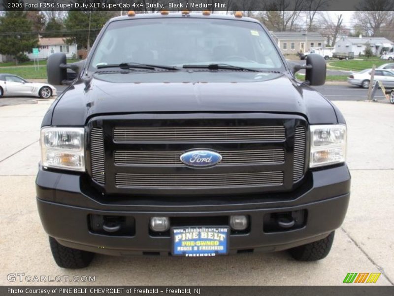 Black / Medium Flint 2005 Ford F350 Super Duty XLT SuperCab 4x4 Dually