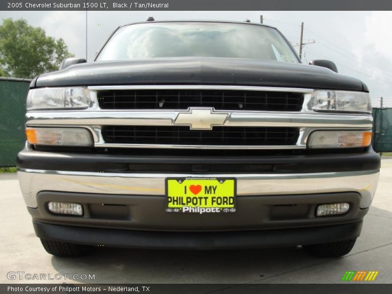 Black / Tan/Neutral 2005 Chevrolet Suburban 1500 LT