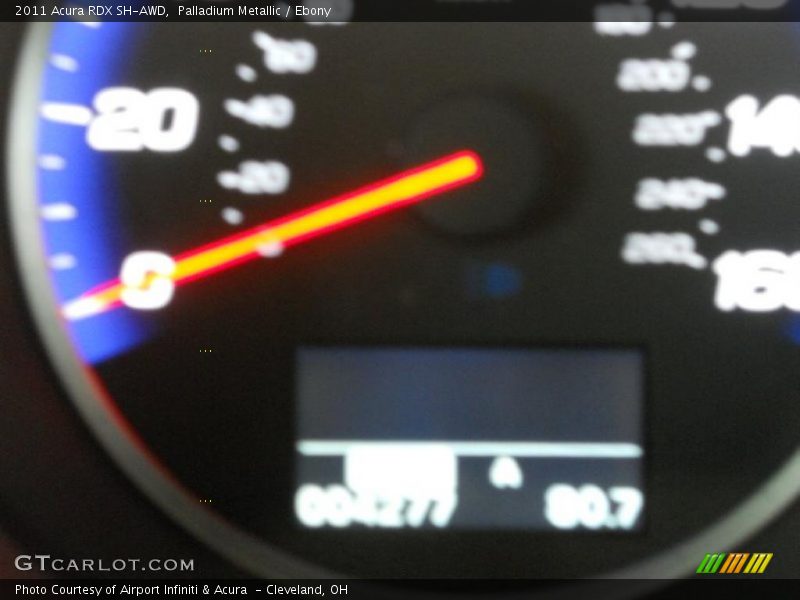 Palladium Metallic / Ebony 2011 Acura RDX SH-AWD