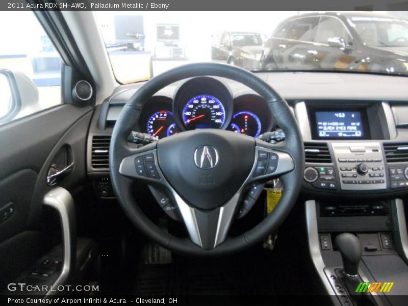 Palladium Metallic / Ebony 2011 Acura RDX SH-AWD