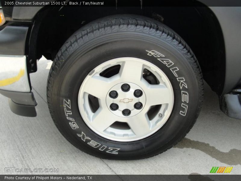 Black / Tan/Neutral 2005 Chevrolet Suburban 1500 LT