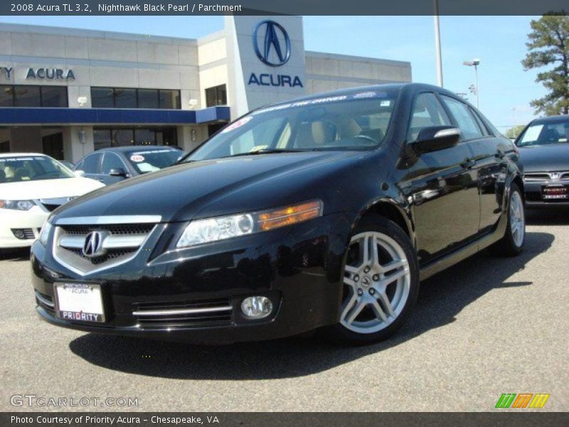 Nighthawk Black Pearl / Parchment 2008 Acura TL 3.2