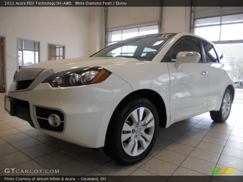White Diamond Pearl / Ebony 2011 Acura RDX Technology SH-AWD