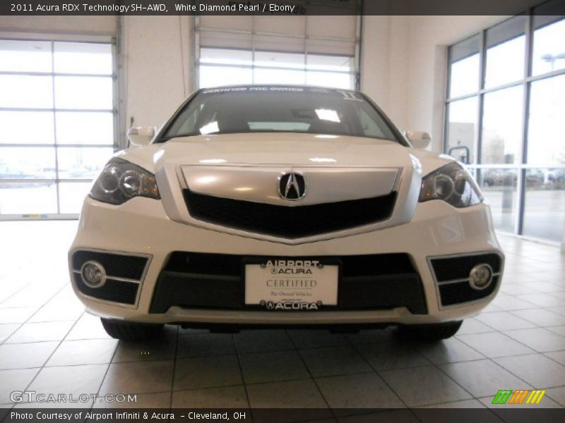 White Diamond Pearl / Ebony 2011 Acura RDX Technology SH-AWD