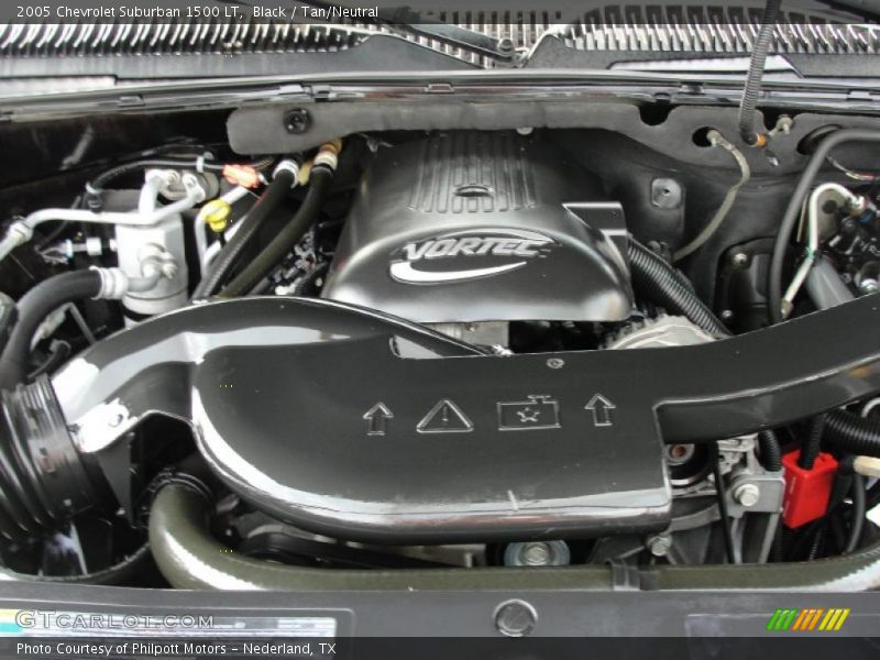 Black / Tan/Neutral 2005 Chevrolet Suburban 1500 LT
