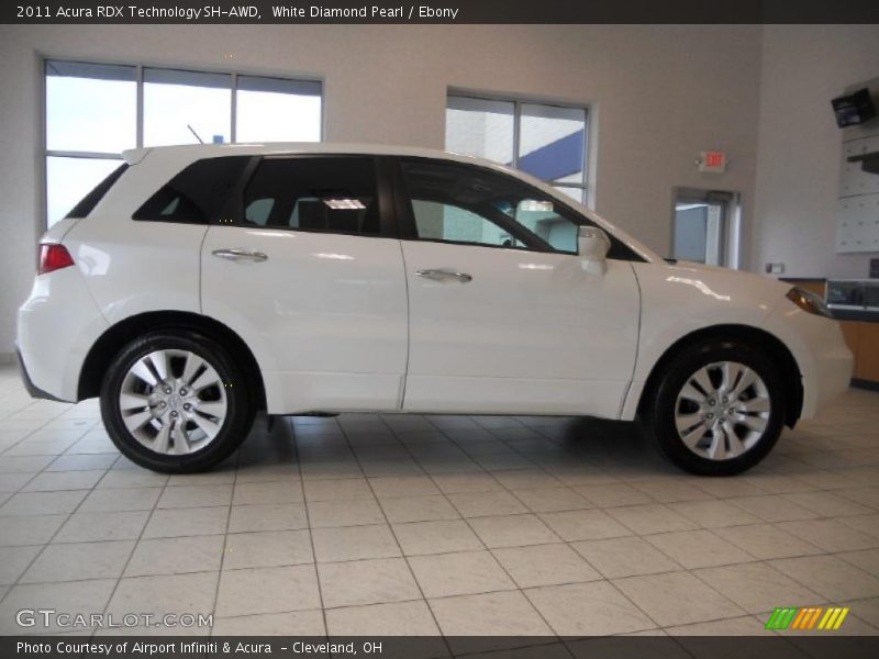 White Diamond Pearl / Ebony 2011 Acura RDX Technology SH-AWD