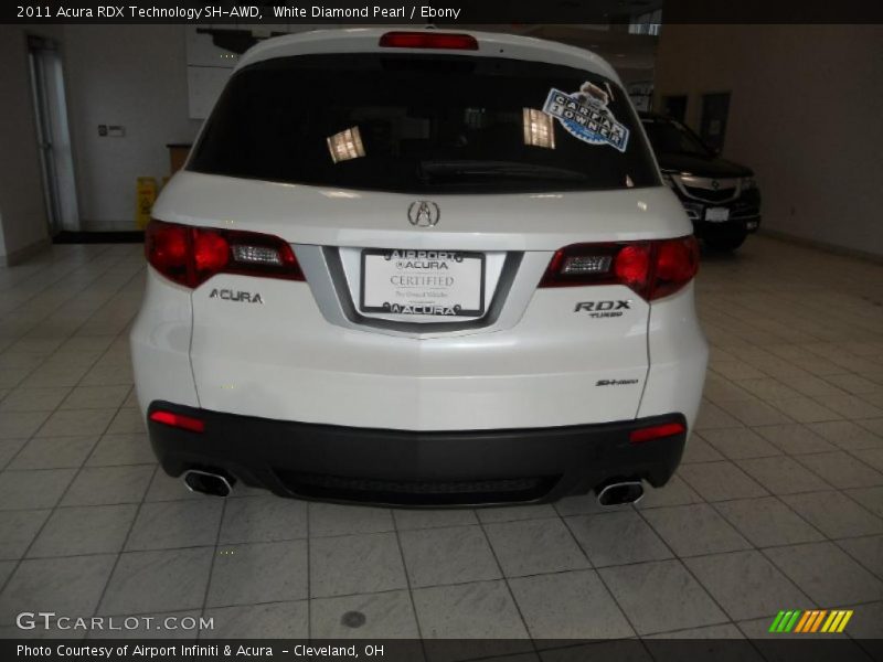 White Diamond Pearl / Ebony 2011 Acura RDX Technology SH-AWD