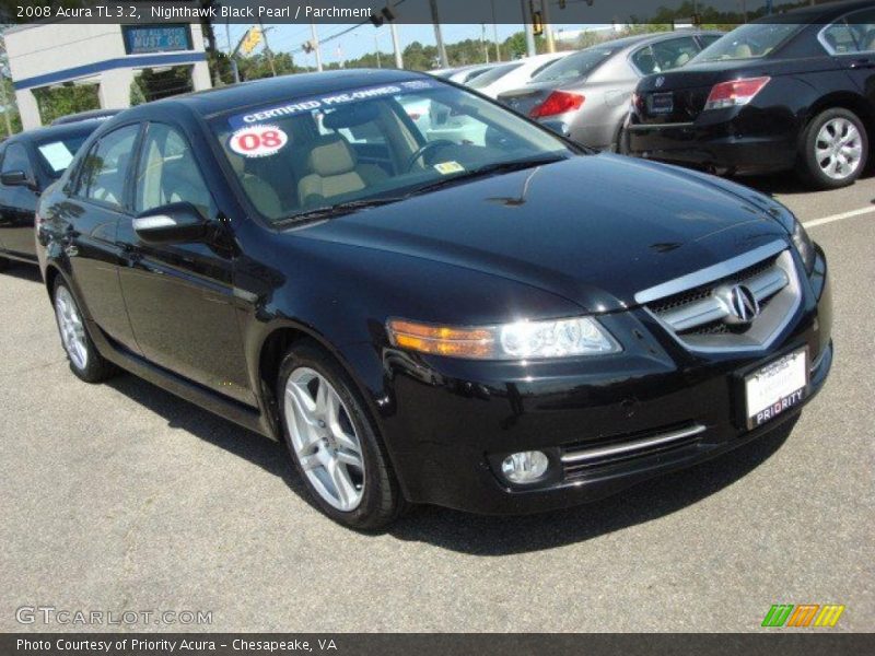 Nighthawk Black Pearl / Parchment 2008 Acura TL 3.2