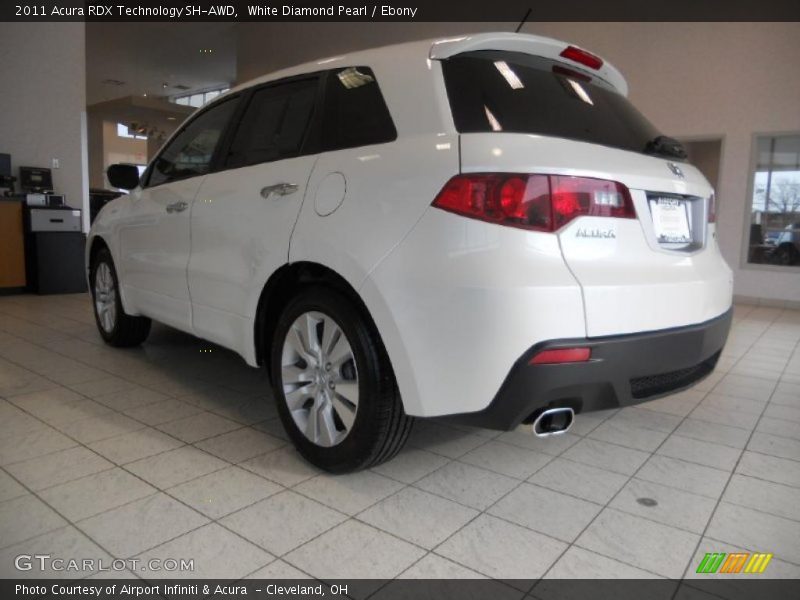 White Diamond Pearl / Ebony 2011 Acura RDX Technology SH-AWD
