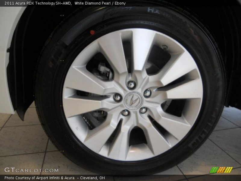 White Diamond Pearl / Ebony 2011 Acura RDX Technology SH-AWD