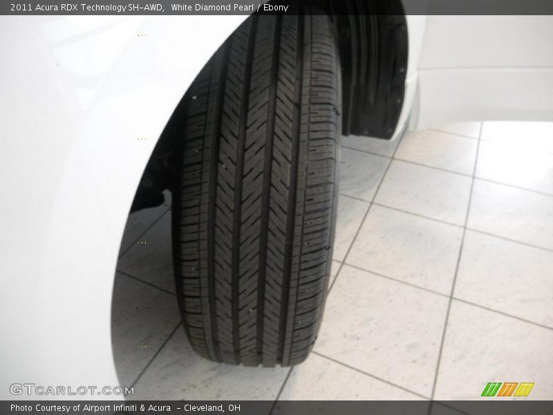 White Diamond Pearl / Ebony 2011 Acura RDX Technology SH-AWD