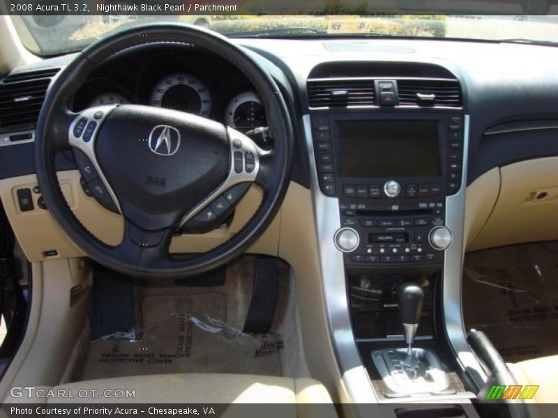 Nighthawk Black Pearl / Parchment 2008 Acura TL 3.2