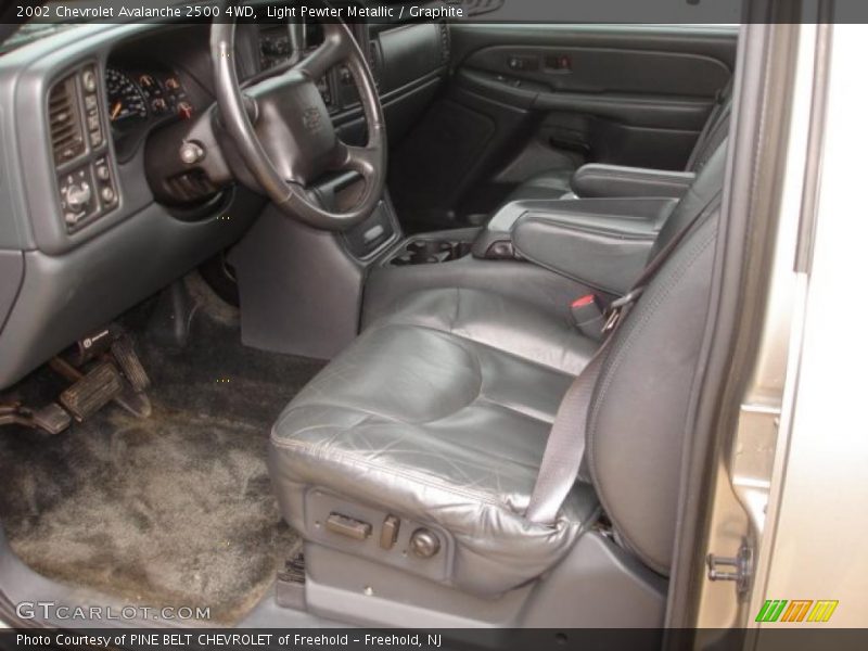 Light Pewter Metallic / Graphite 2002 Chevrolet Avalanche 2500 4WD