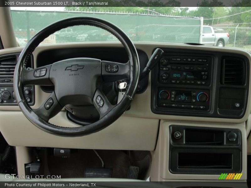 Black / Tan/Neutral 2005 Chevrolet Suburban 1500 LT