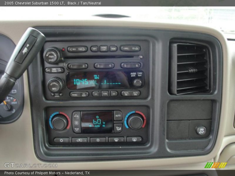 Black / Tan/Neutral 2005 Chevrolet Suburban 1500 LT