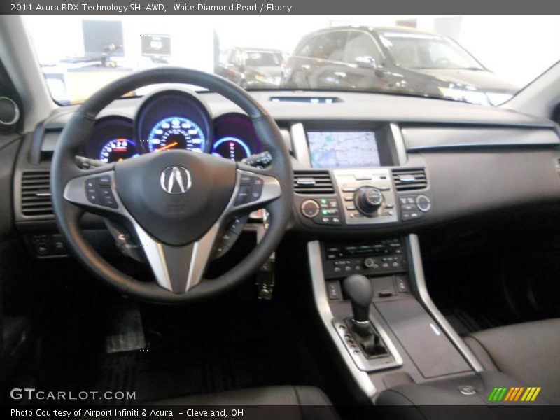 White Diamond Pearl / Ebony 2011 Acura RDX Technology SH-AWD