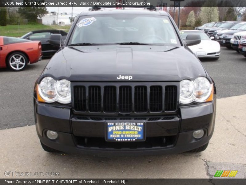Black / Dark Slate Gray/Light Graystone 2008 Jeep Grand Cherokee Laredo 4x4