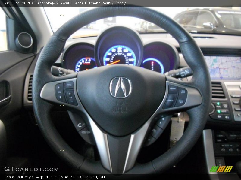 White Diamond Pearl / Ebony 2011 Acura RDX Technology SH-AWD