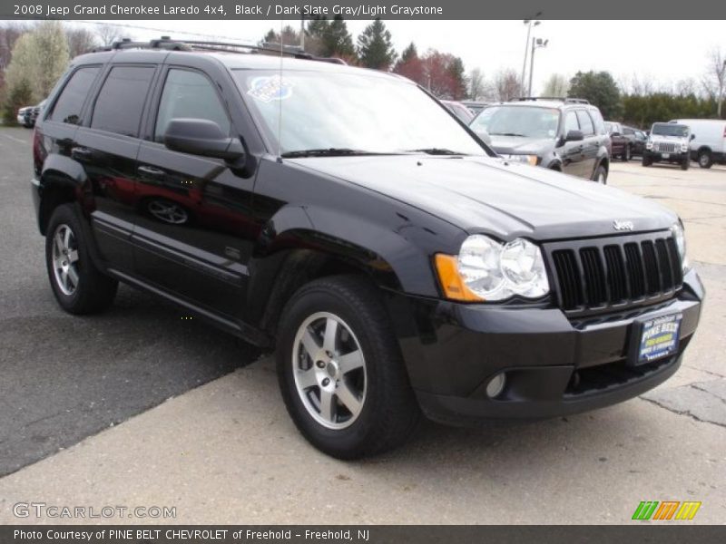 Black / Dark Slate Gray/Light Graystone 2008 Jeep Grand Cherokee Laredo 4x4