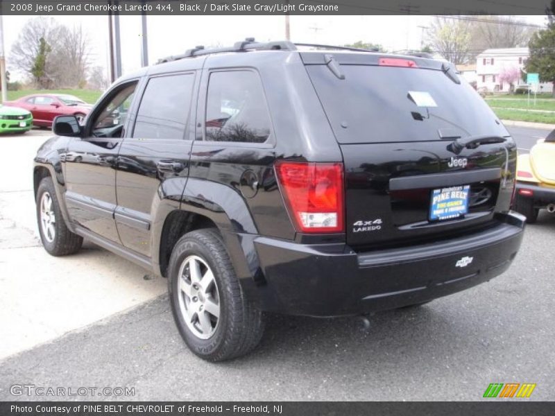 Black / Dark Slate Gray/Light Graystone 2008 Jeep Grand Cherokee Laredo 4x4