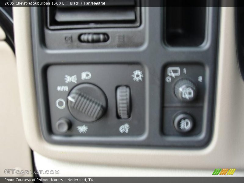 Black / Tan/Neutral 2005 Chevrolet Suburban 1500 LT