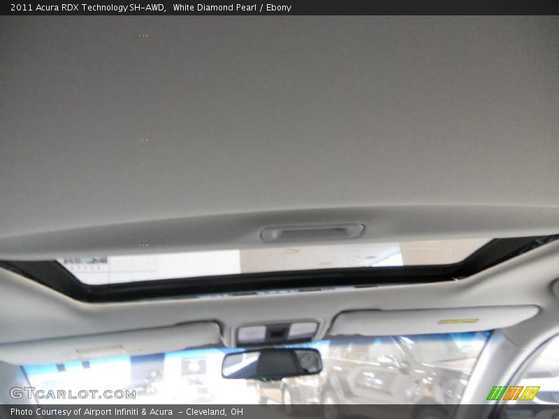 White Diamond Pearl / Ebony 2011 Acura RDX Technology SH-AWD