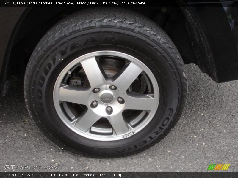 Black / Dark Slate Gray/Light Graystone 2008 Jeep Grand Cherokee Laredo 4x4