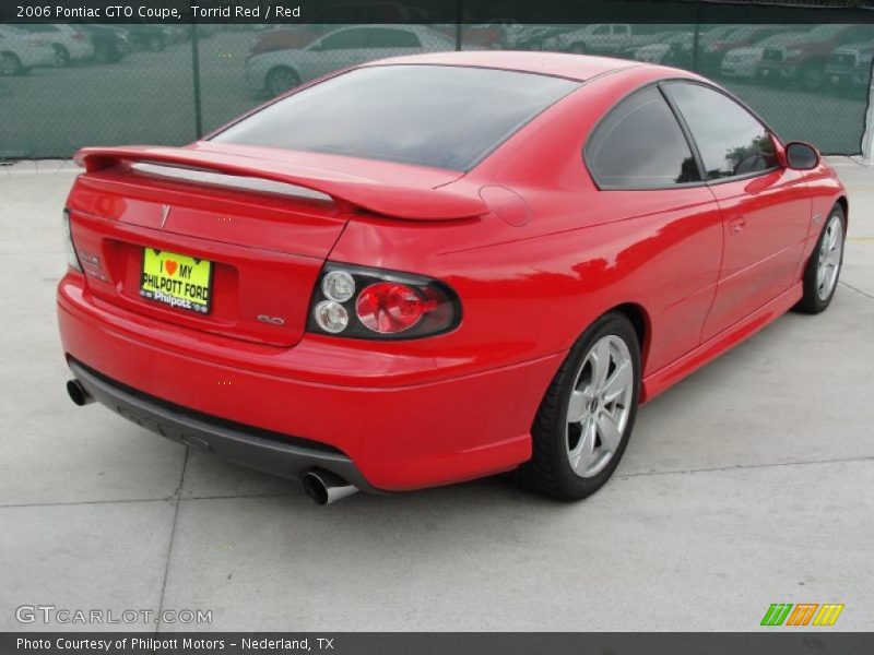  2006 GTO Coupe Torrid Red