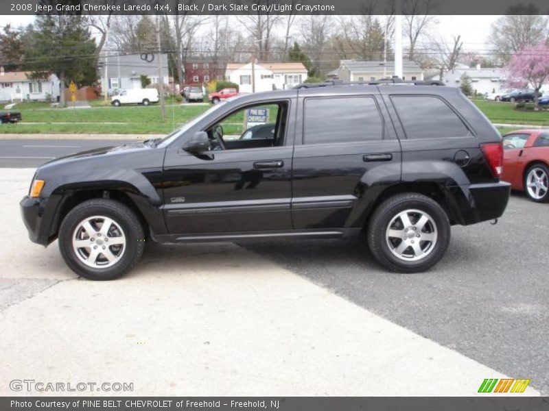 Black / Dark Slate Gray/Light Graystone 2008 Jeep Grand Cherokee Laredo 4x4