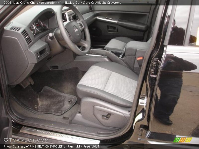 Black / Dark Slate Gray/Light Graystone 2008 Jeep Grand Cherokee Laredo 4x4