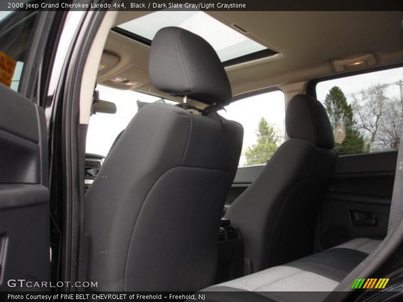 Black / Dark Slate Gray/Light Graystone 2008 Jeep Grand Cherokee Laredo 4x4