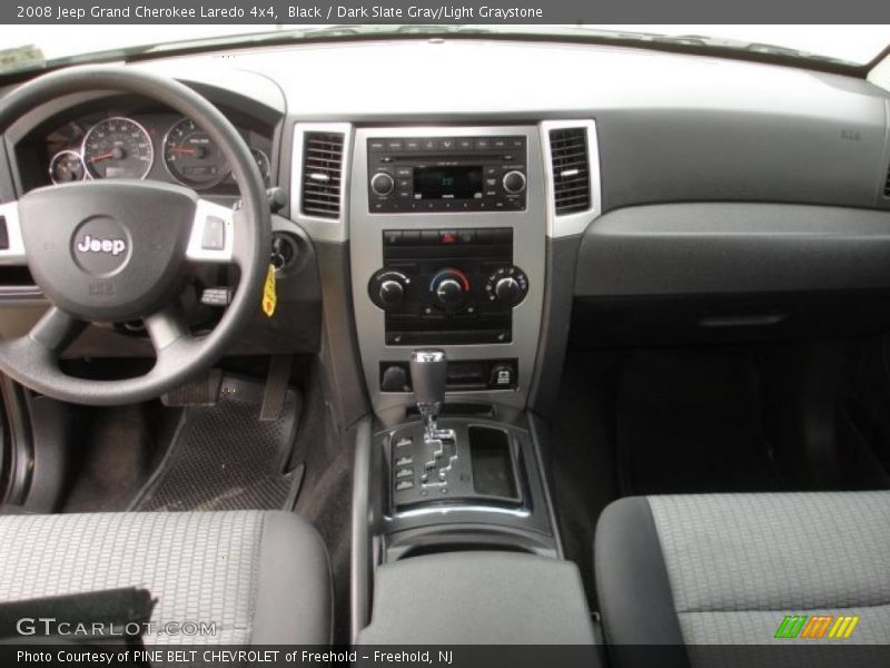Black / Dark Slate Gray/Light Graystone 2008 Jeep Grand Cherokee Laredo 4x4