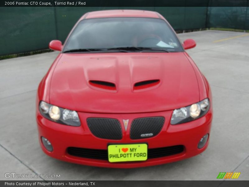 Torrid Red / Red 2006 Pontiac GTO Coupe