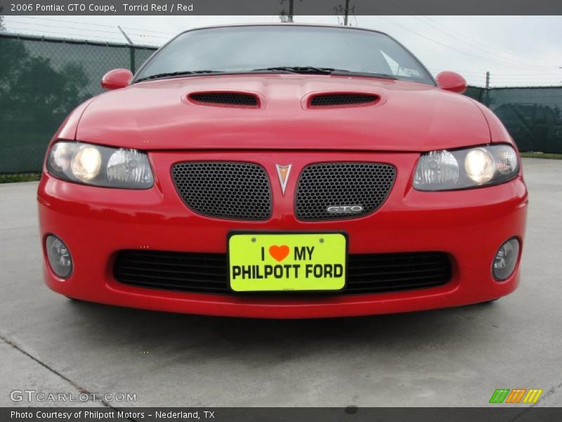 Torrid Red / Red 2006 Pontiac GTO Coupe