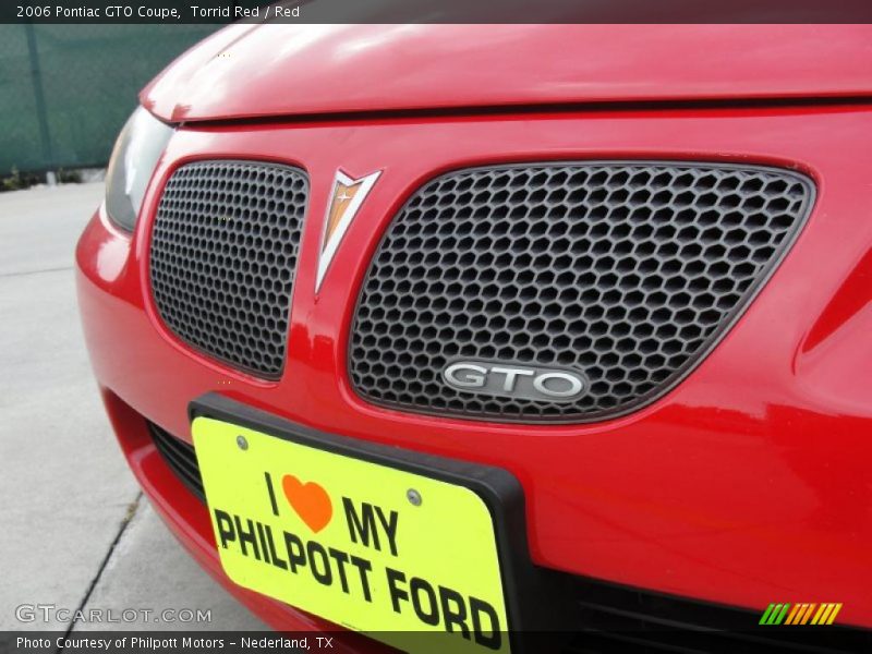 Torrid Red / Red 2006 Pontiac GTO Coupe