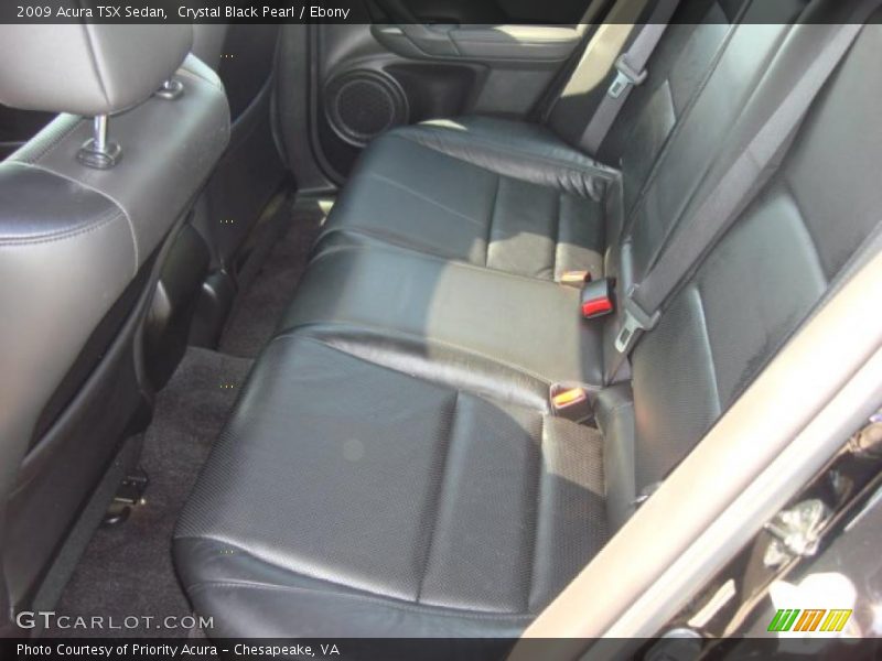  2009 TSX Sedan Ebony Interior