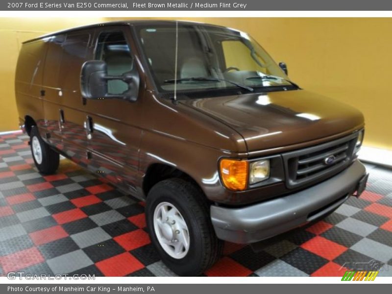 Fleet Brown Metallic / Medium Flint Grey 2007 Ford E Series Van E250 Commercial