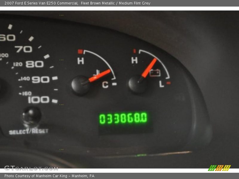 Fleet Brown Metallic / Medium Flint Grey 2007 Ford E Series Van E250 Commercial