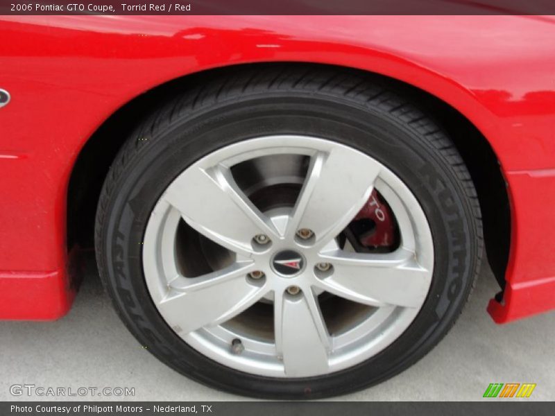 Torrid Red / Red 2006 Pontiac GTO Coupe