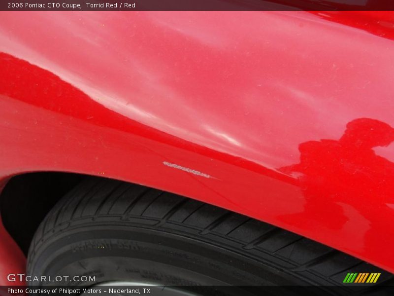 Torrid Red / Red 2006 Pontiac GTO Coupe