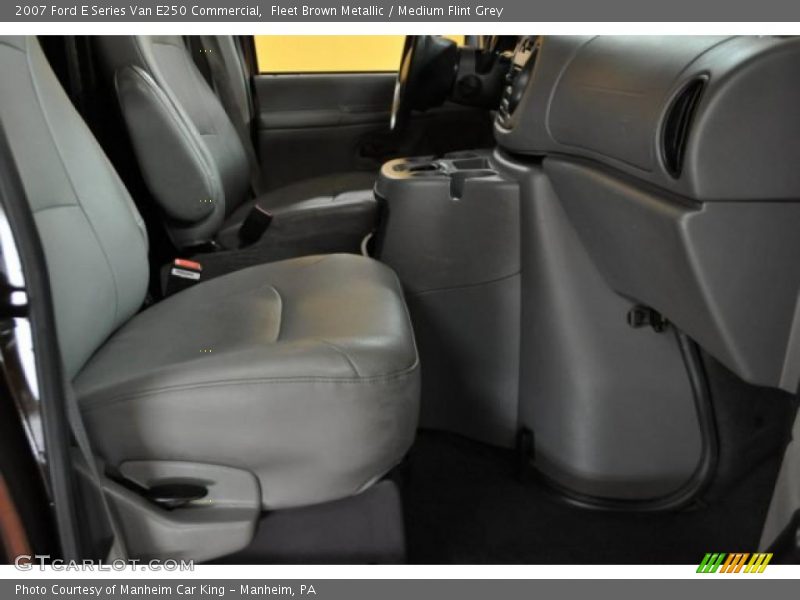 Fleet Brown Metallic / Medium Flint Grey 2007 Ford E Series Van E250 Commercial
