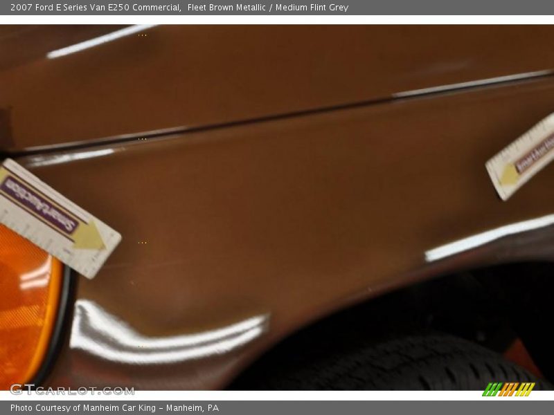 Fleet Brown Metallic / Medium Flint Grey 2007 Ford E Series Van E250 Commercial