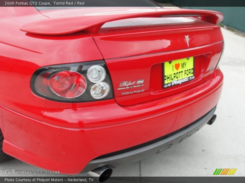 Torrid Red / Red 2006 Pontiac GTO Coupe