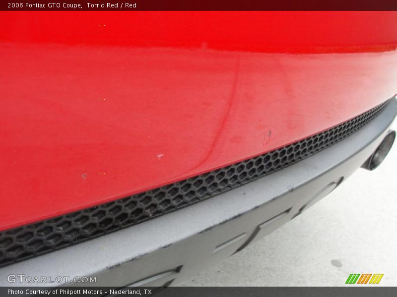 Torrid Red / Red 2006 Pontiac GTO Coupe