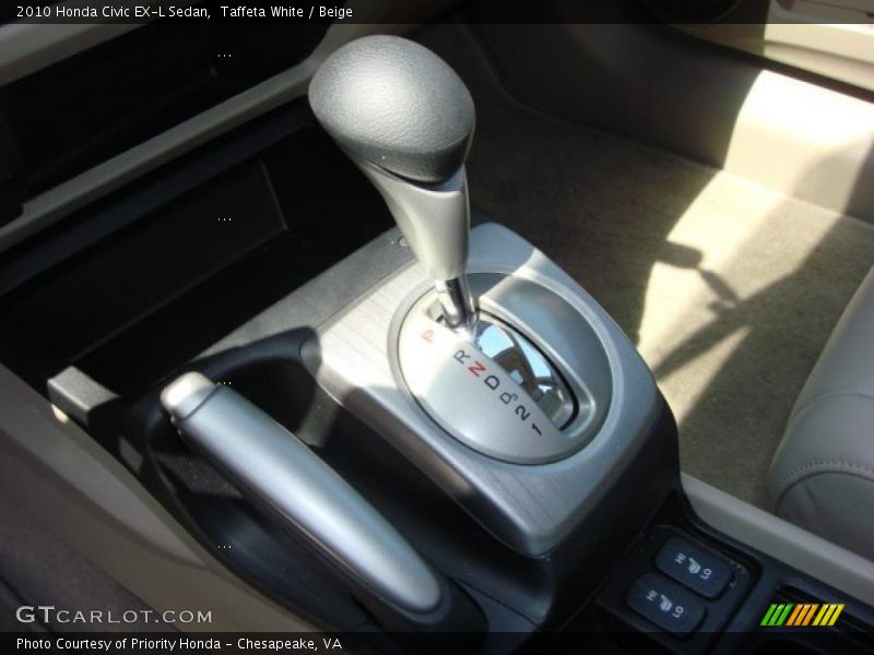  2010 Civic EX-L Sedan 5 Speed Automatic Shifter