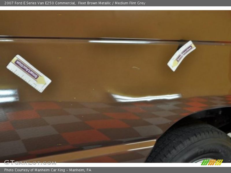 Fleet Brown Metallic / Medium Flint Grey 2007 Ford E Series Van E250 Commercial