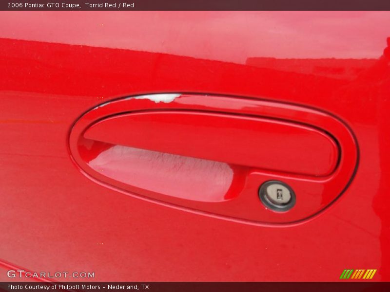 Torrid Red / Red 2006 Pontiac GTO Coupe