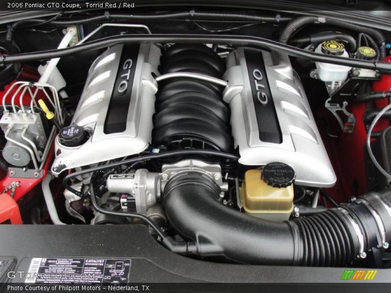  2006 GTO Coupe Engine - 6.0 Liter OHV 16 Valve LS2 V8
