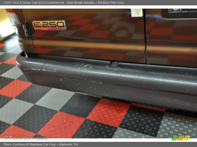 Fleet Brown Metallic / Medium Flint Grey 2007 Ford E Series Van E250 Commercial