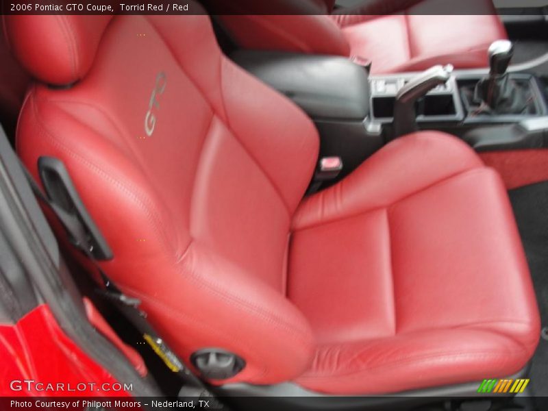 Torrid Red / Red 2006 Pontiac GTO Coupe